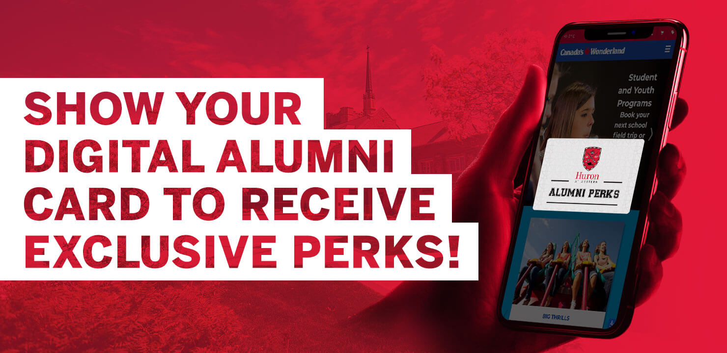 Show your digital alumni card